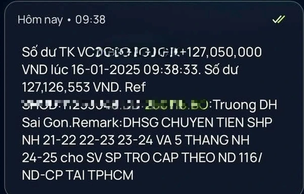 Hàng trăm sinh viên sư phạm được nhận sinh hoạt phí lên tới trên 127 triệu đồng/người