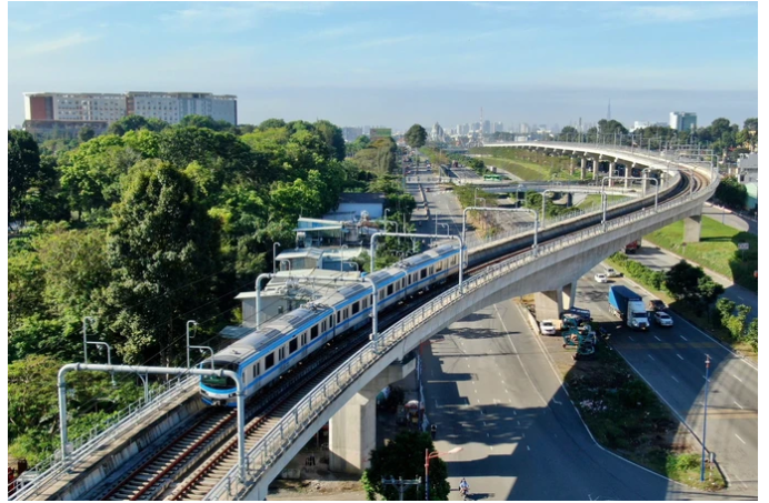 Không gian của TP Thủ Đức với hệ thống giao thông đô thị và liên vùng đa phương thức, giao thông công cộng. Ảnh: HOÀNG HÙNG