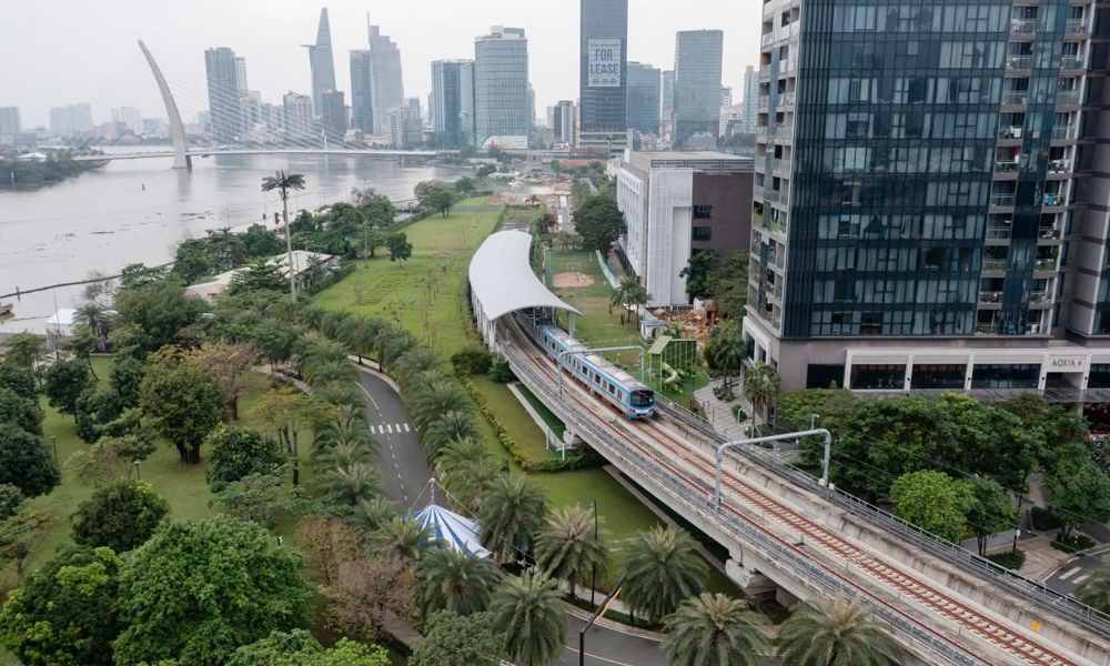 Tuyến Metro số 1 (Bến Thành - Suối Tiên). Ảnh: internet