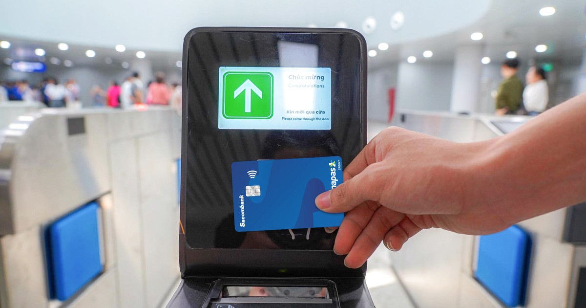 Hệ thống thanh toán vé tự động Metro số 1 chấp nhận thêm thẻ Napas