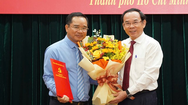 Đồng chí Nguyễn Văn Được giữ chức Phó Bí thư Thành ủy TP. HCM