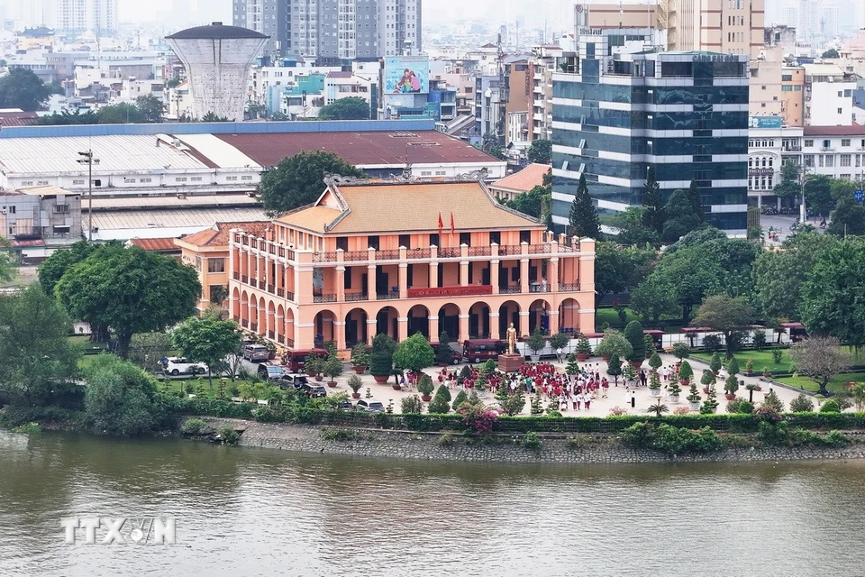 Bến Nhà Rồng - nơi Bác Hồ ra đi tìm đường cứu nước vào ngày 5/6/1911, mở ra con đường cách mạng giành độc lập, tự do cho dân tộc. (Ảnh: Hồng Đạt/TTXVN)