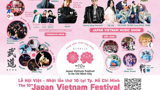 Lễ hội Việt - Nhật lần thứ 10 tại TP. HCM diễn ra vào ngày 08 - 09/3