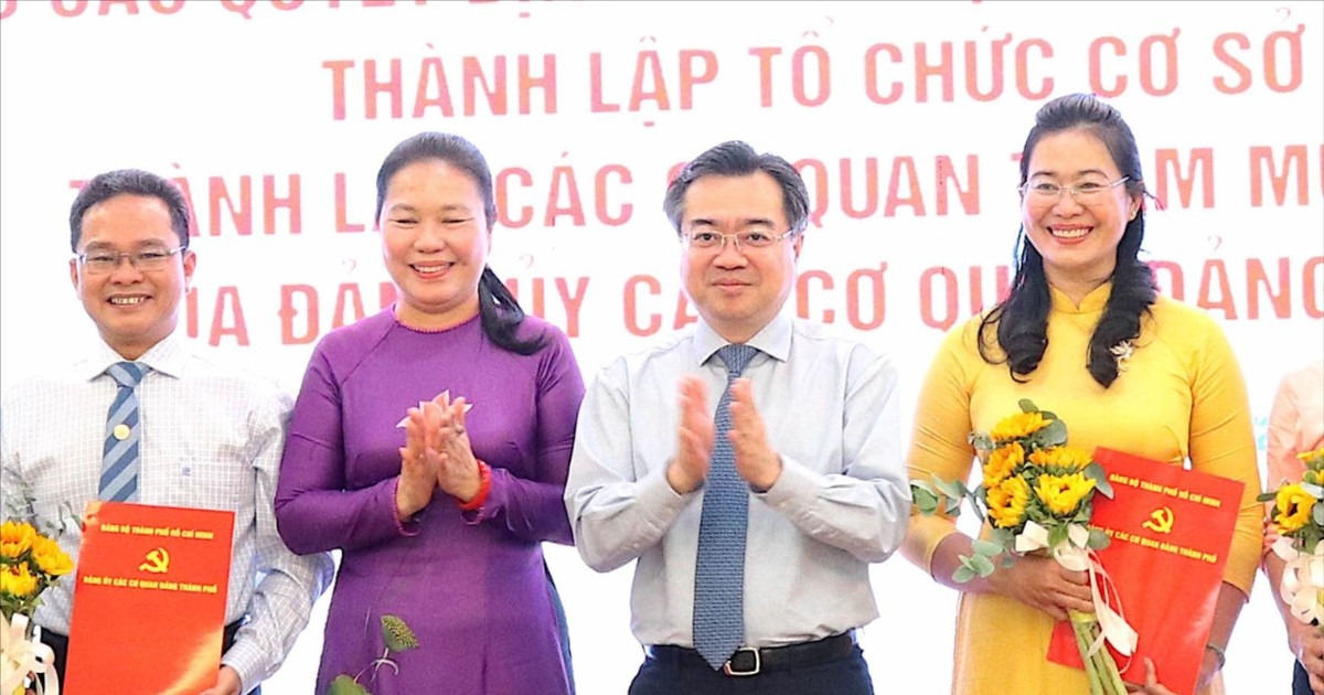 TPHCM tập trung, khẩn trương trong sắp xếp các tổ chức Đảng