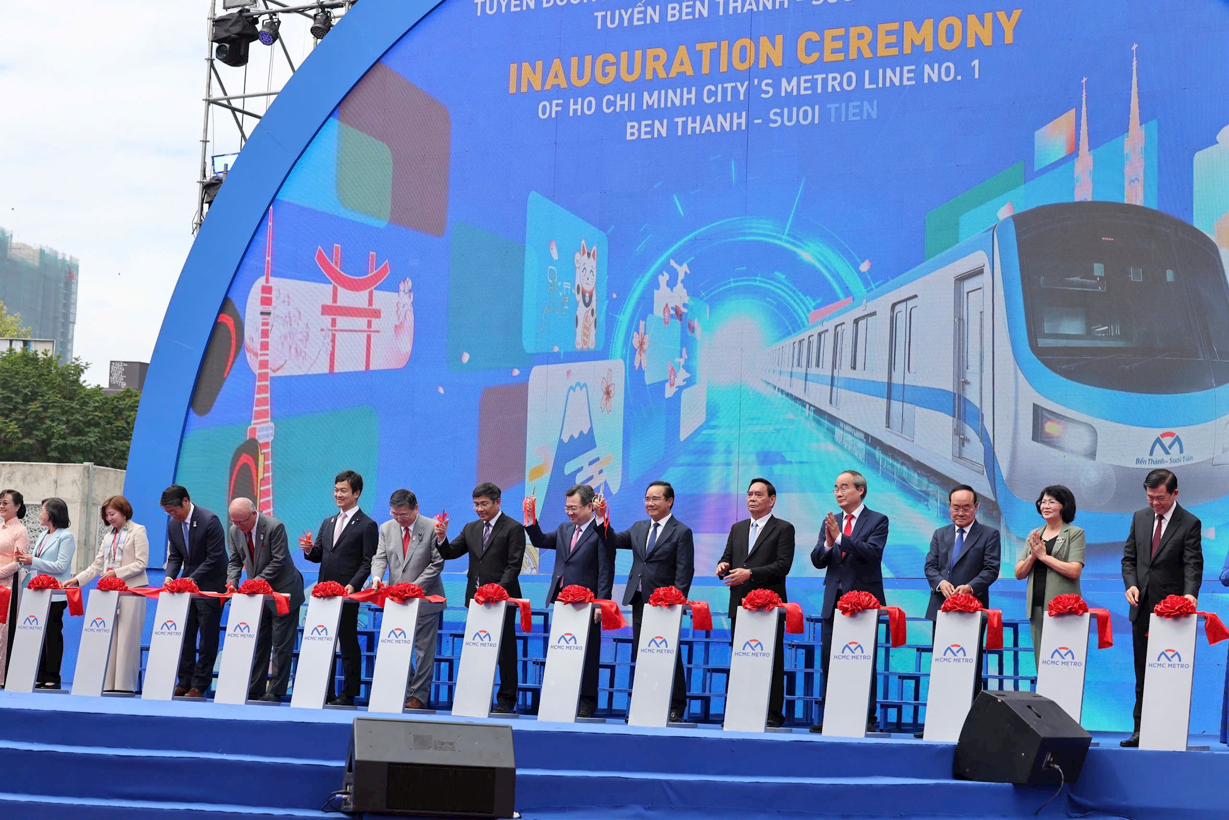 TP. HCM khánh thành tuyến Metro số 1 Bến Thành - Suối Tiên