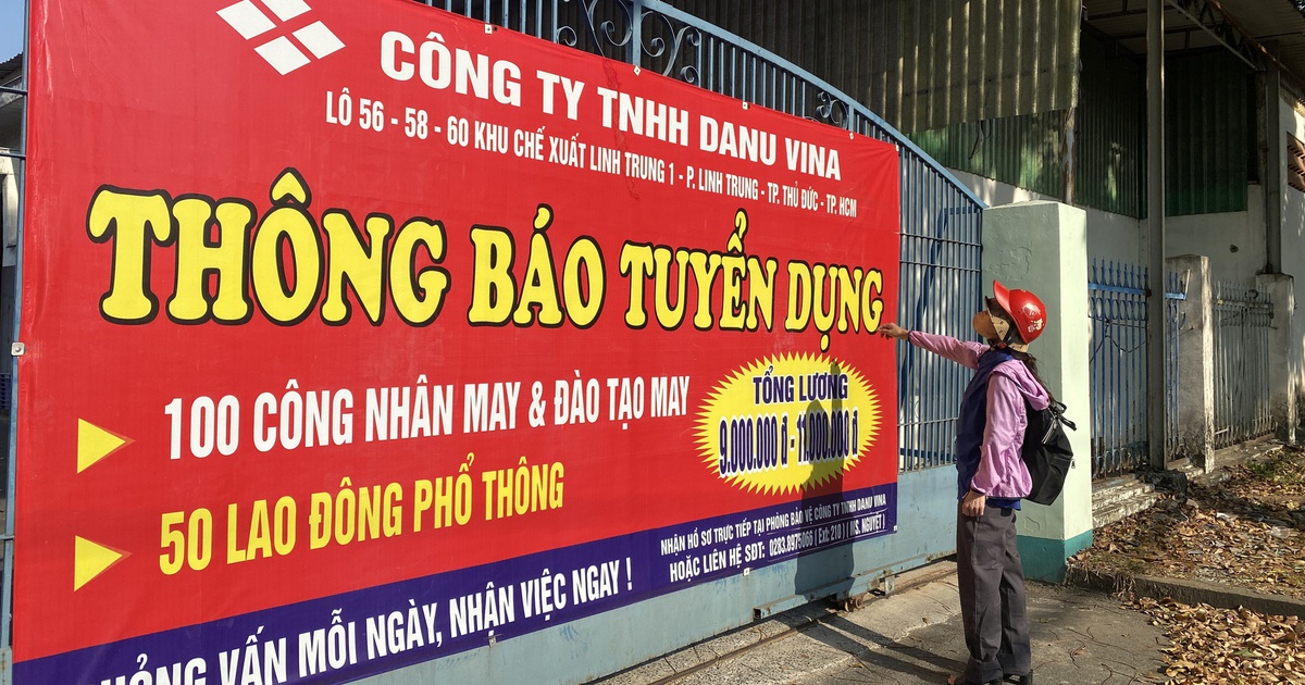 Tình hình lao động - việc làm: Doanh nghiệp TP.HCM ‘khát’ lao động phổ thông