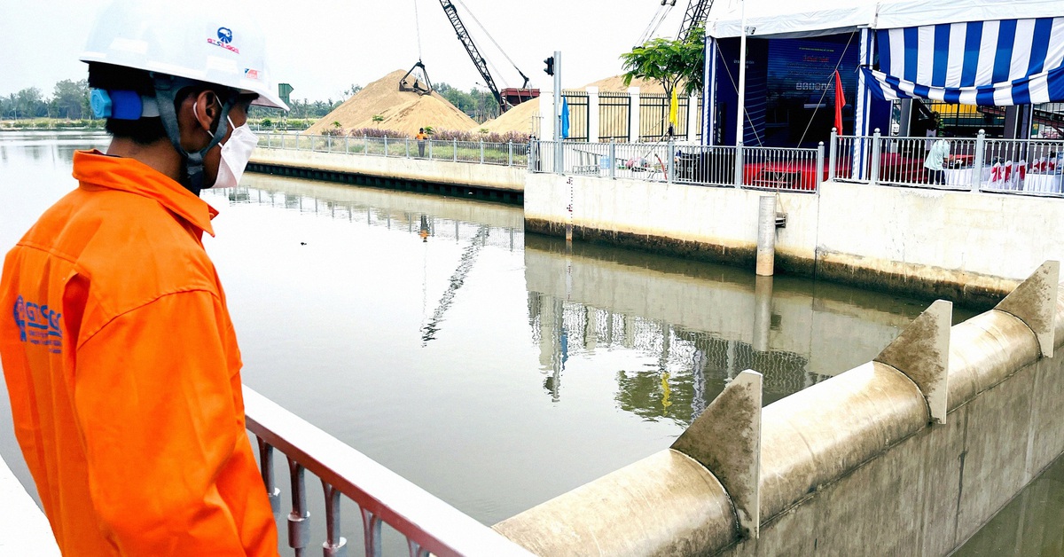 Khánh thành cống ngăn triều rạch cầu Sập, chống ngập cho nhiều nơi ở quận 8 và Bình Chánh