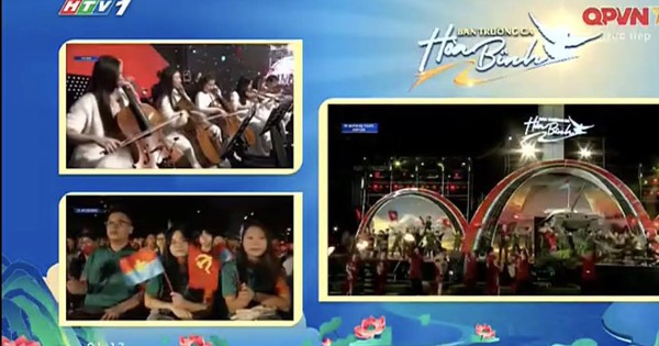 Rực rỡ, hoành tráng và đầy cảm xúc với cầu truyền hình "Bản trường ca hòa bình"