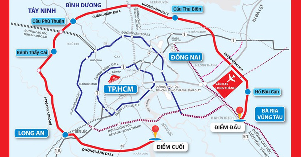 Trình HĐND TP thống nhất chủ trương, bố trí vốn làm đường vành đai 4 TP.HCM