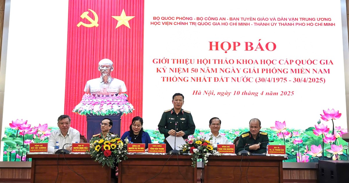 Hội thảo khoa học cấp quốc gia kỷ niệm 50 năm Ngày Giải phóng miền Nam, thống nhất đất nước