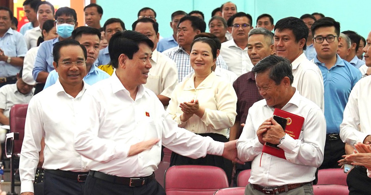 Chủ tịch nước Lương Cường lần đầu tiếp xúc cử tri TP.HCM