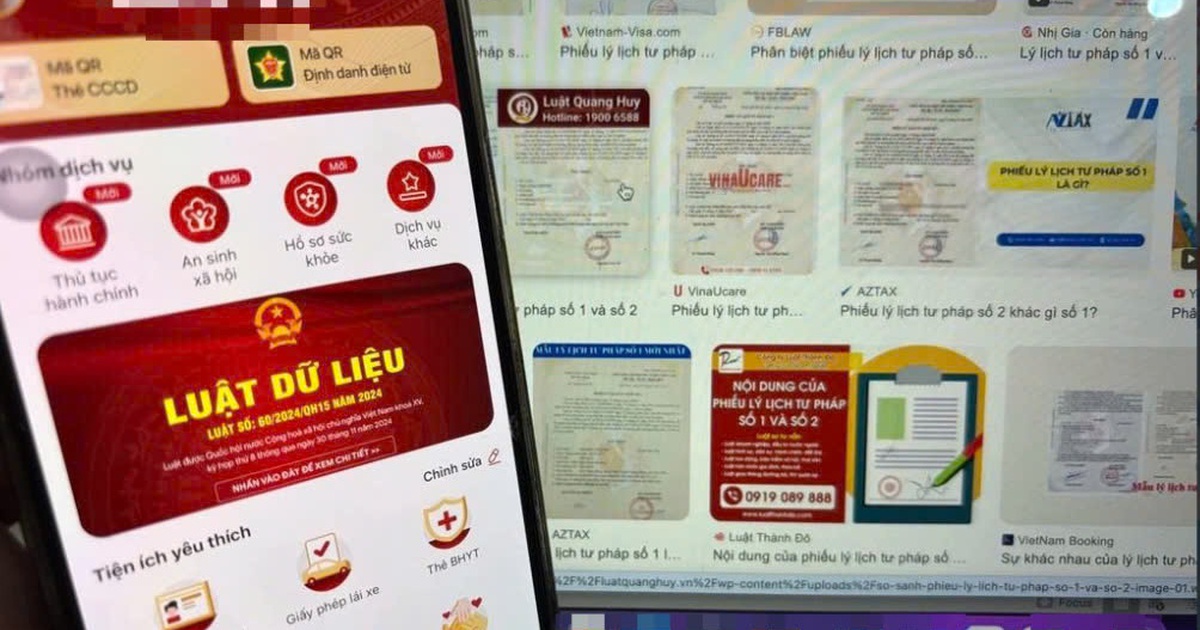 Giảm 15 - 20% phí khi nộp hồ sơ cấp phiếu lý lịch tư pháp trực tuyến