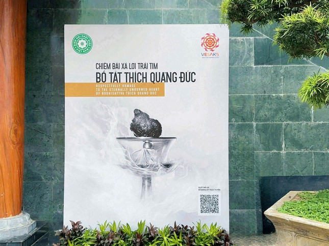 Chính thức chiêm bái xá lợi Bồ tát Thích Quảng Đức t ừ 14 giờ ngày 6/5