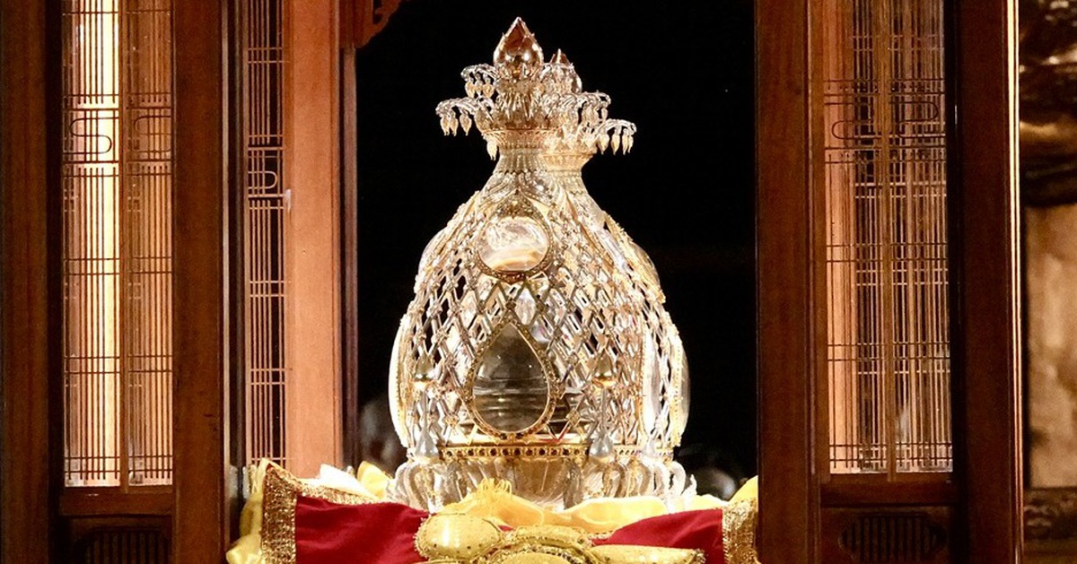 Xá lợi Đức Phật về đến núi Bà Đen, người dân bắt đầu chiêm bái từ 18h chiều 8-5