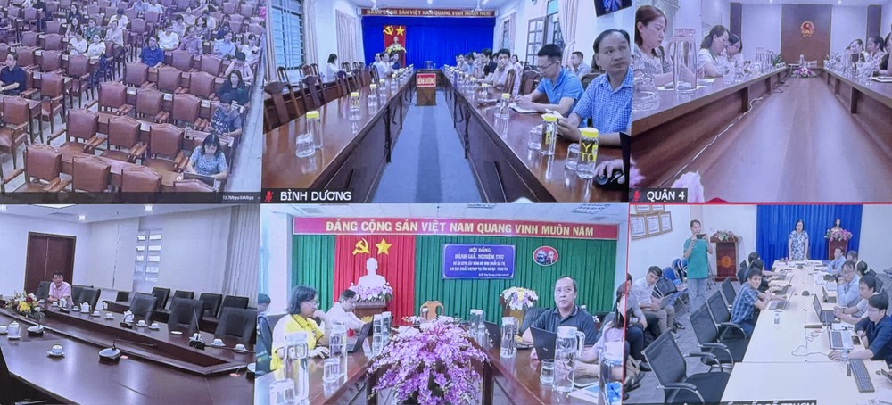 Schulung zu gemeinsam genutzter Software für Beamte in Ho-Chi-Minh-Stadt, Binh Duong und Ba Ria – Vung Tau. Foto: MINH KHUÊ Tập huấn phần mềm dùng chung cho cán bộ TP.HCM, Bình Dương, Bà Rịa - Vũng Tàu-phan-mem-dung-chung.jpg