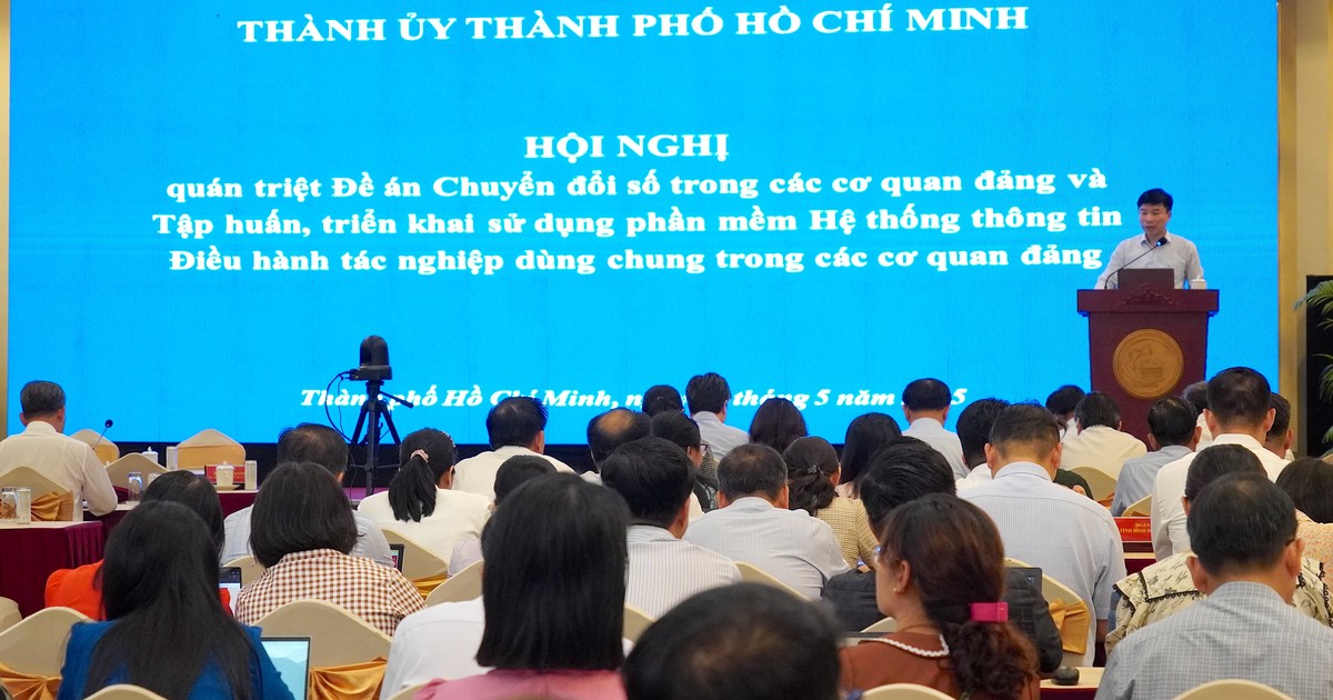 TPHCM tổ chức tập huấn phần mềm về chuyển đổi số trong các cơ quan Đảng