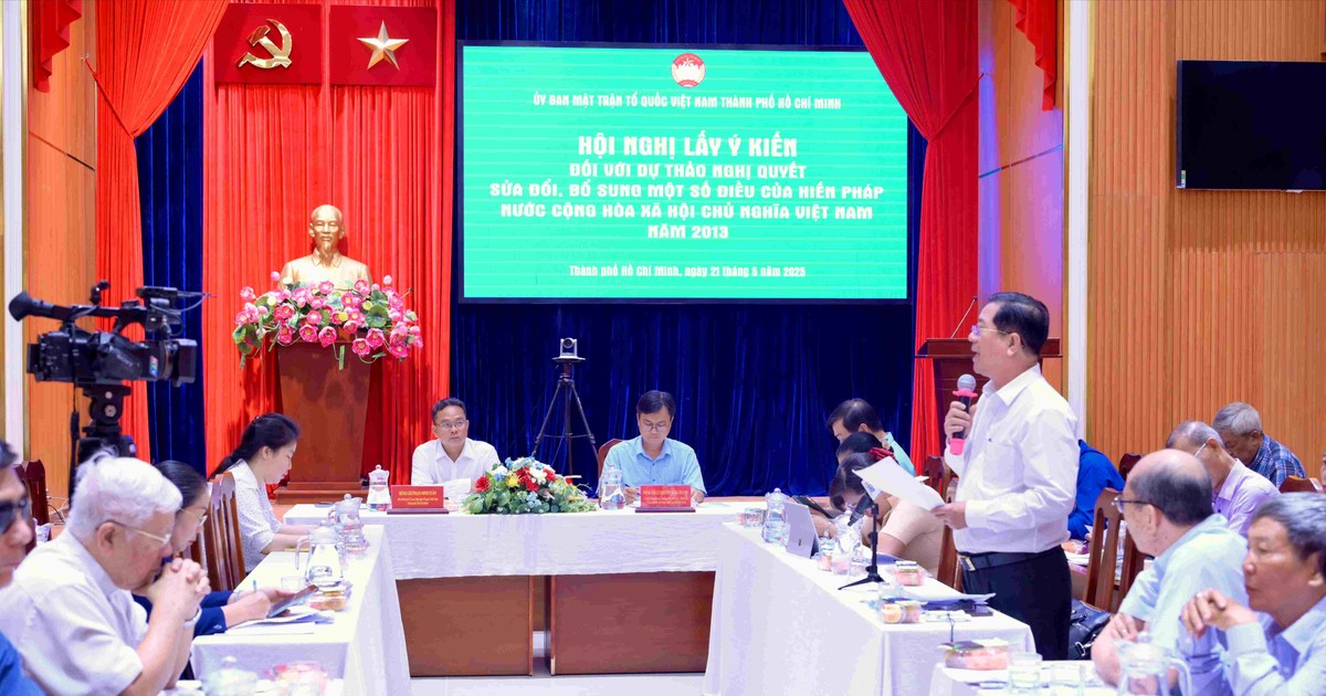 Ủy ban MTTQ Việt Nam TPHCM tổ chức lấy ý kiến góp ý sửa đổi Hiến pháp năm 2013