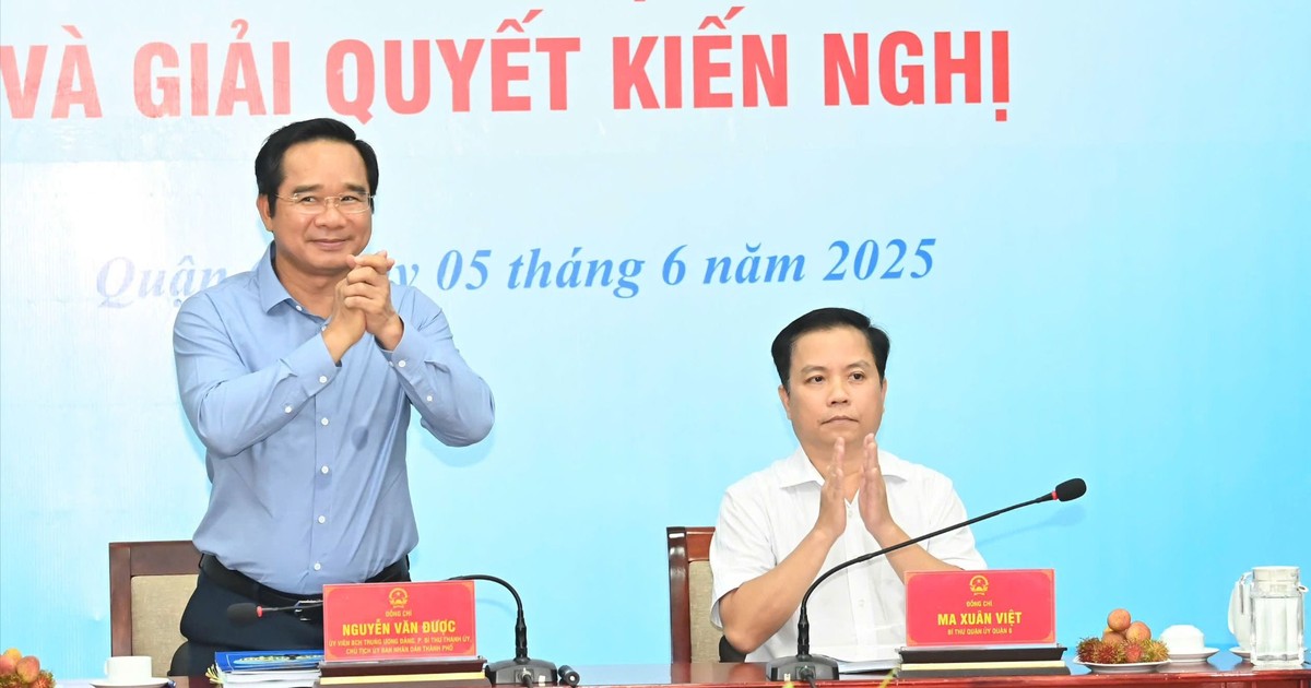 Chủ tịch UBND TPHCM làm việc với quận 6 để tháo gỡ khó khăn vướng mắc các dự án đầu tư