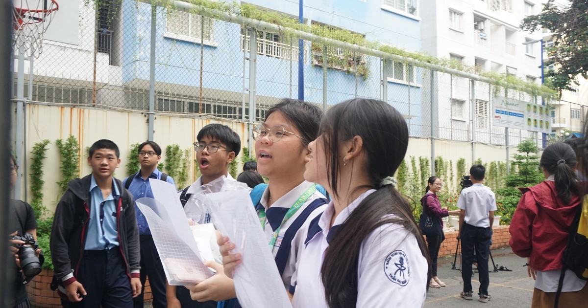 Trường Phổ thông Năng khiếu công bố điểm chuẩn tuyển sinh lớp 10 năm học 2025-2026