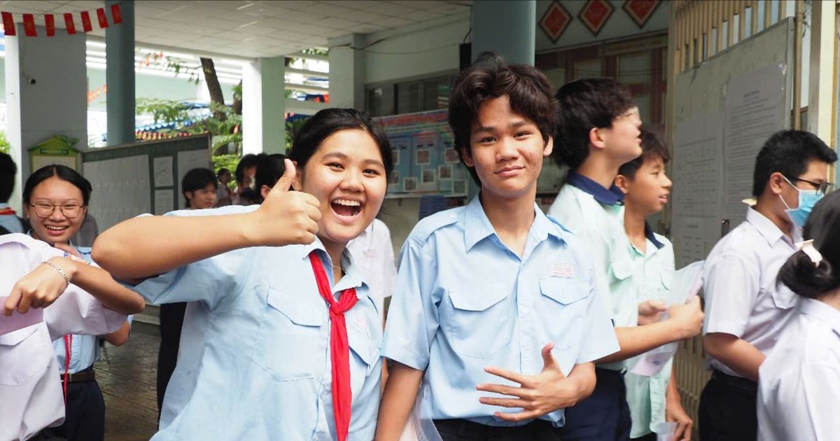 TPHCM công bố phổ điểm 3 môn thi lớp 10 năm học 2025-2026