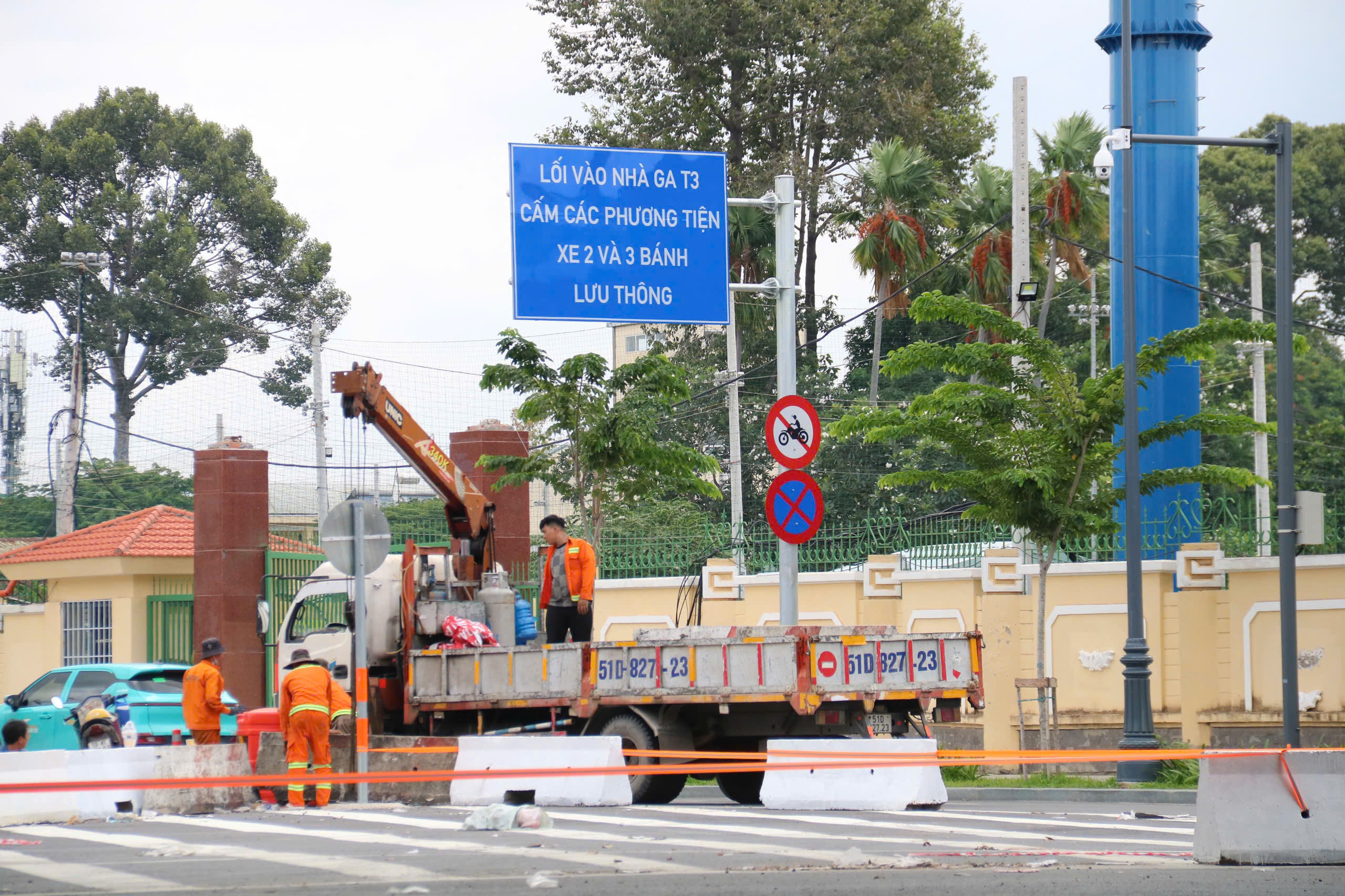 Điều chỉnh giao thông quanh khu vực nhà ga T3, sân bay Tân Sơn Nhất- Ảnh 2.