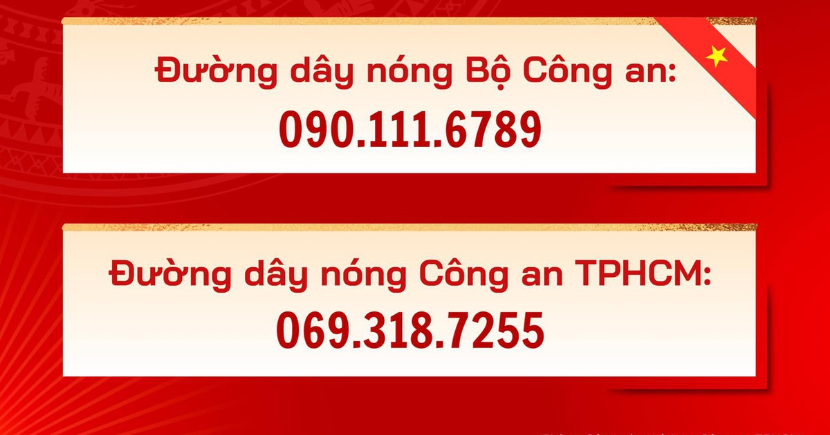 Công an TP.HCM công bố đường dây nóng tiếp nhận phản ánh tiêu cực, hành chính