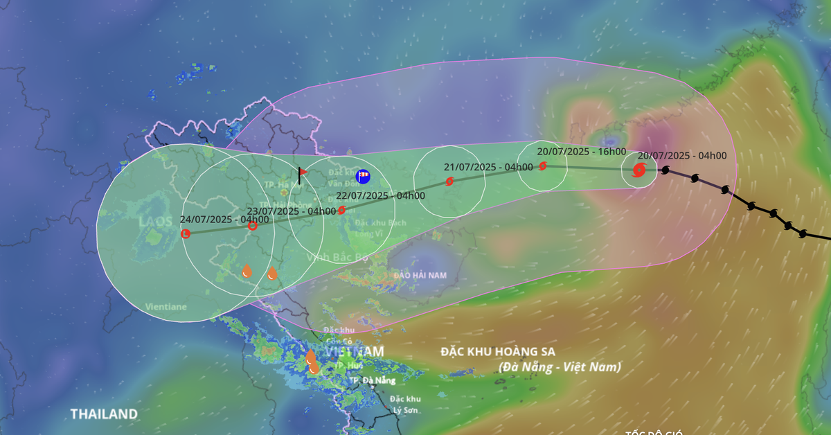 Hôm nay, bão số 3 có thể mạnh lên cấp 12, giật cấp 15