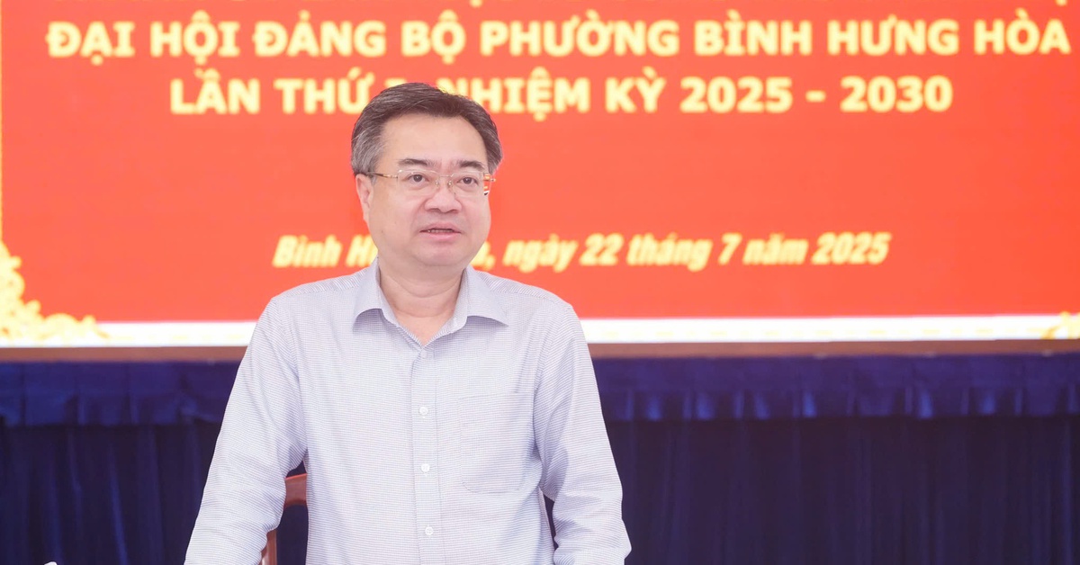 Ông Nguyễn Thanh Nghị làm việc với phường Bình Hưng Hòa về chuẩn bị Đại hội Đảng