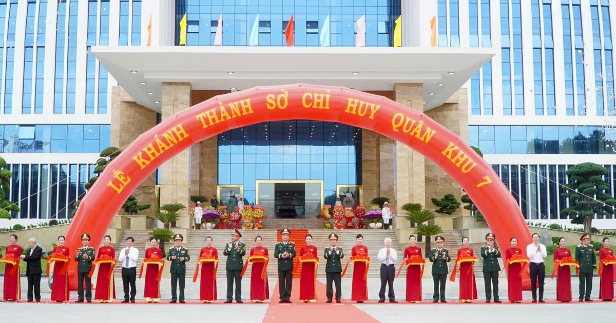 Khánh thành dự án xây dựng Sở Chỉ huy Quân khu 7