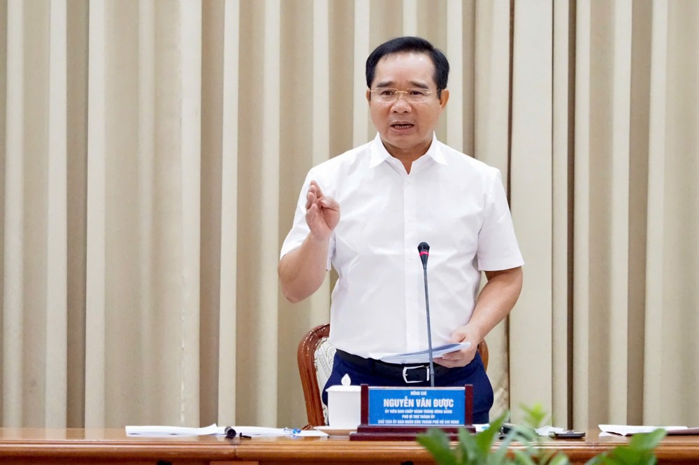Chủ tịch UBND TPHCM Nguyễn Văn Được giao Sở Xây dựng khẩn trương kiện toàn Ban ATGT TPHCM. Ảnh: QUỐC HÙNG 1.jpg