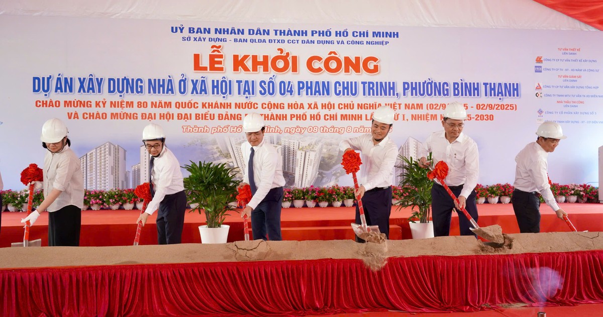 TPHCM: Khởi công dự án nhà ở xã hội hơn 800 căn phục vụ tái định cư