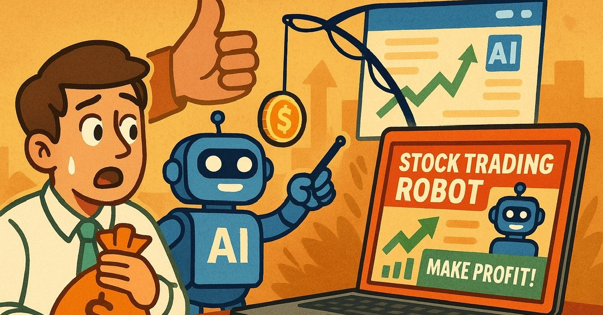 Nở rộ lừa đảo đầu tư chứng khoán theo robot