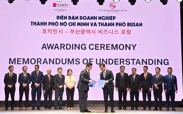 Đoàn công tác TPHCM và tập đoàn Becamex tham gia Diễn đàn tại Hàn Quốc