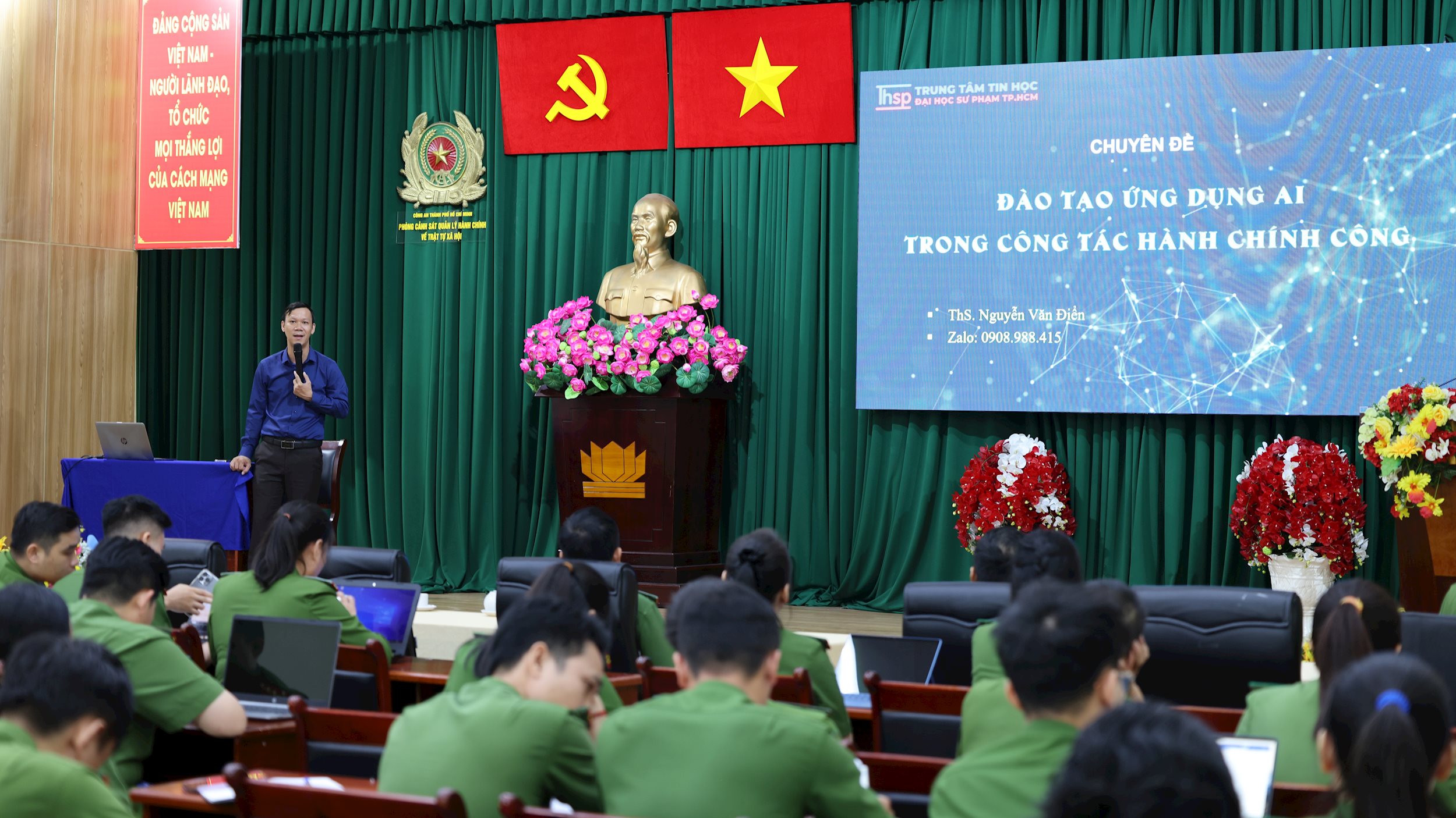 Ứng dụng AI trong công tác nghiệp vụ và tuyên truyền của lực lượng Công an TP. HCM