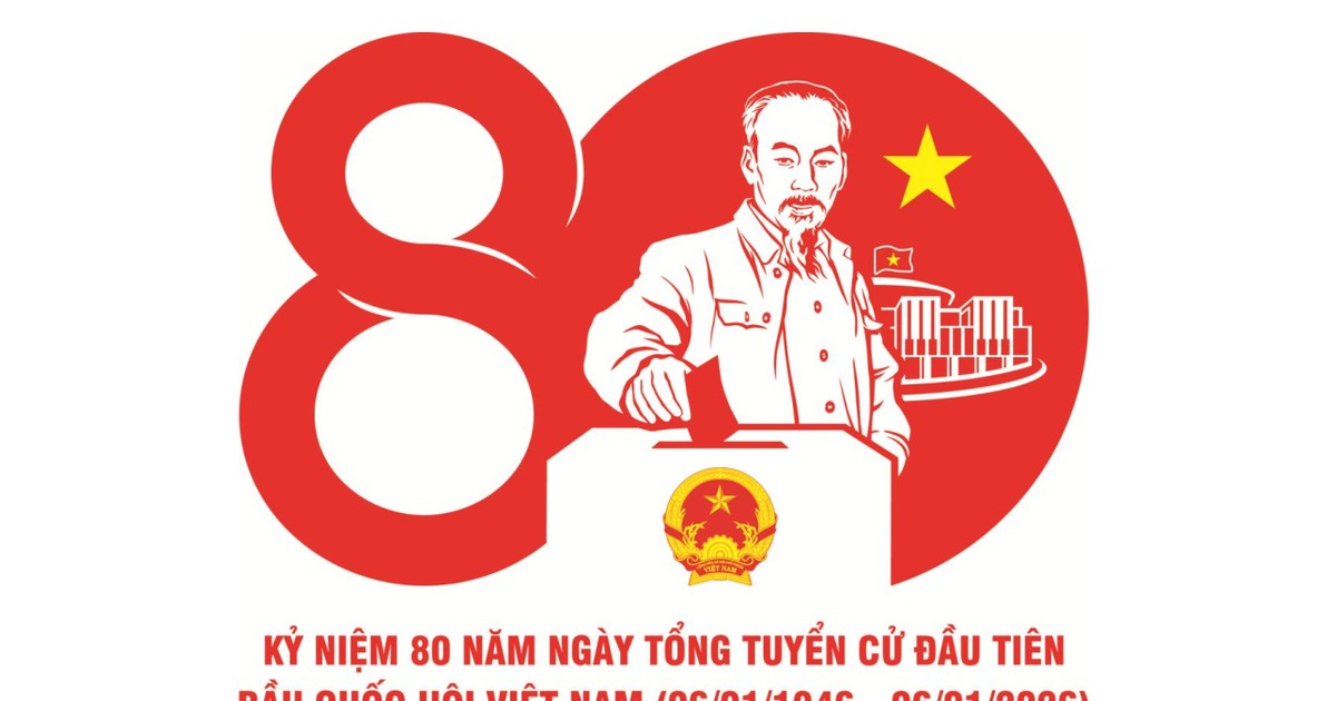 Công bố biểu trưng kỷ niệm 80 năm ngày Tổng tuyển cử đầu tiên bầu Quốc hội Việt Nam