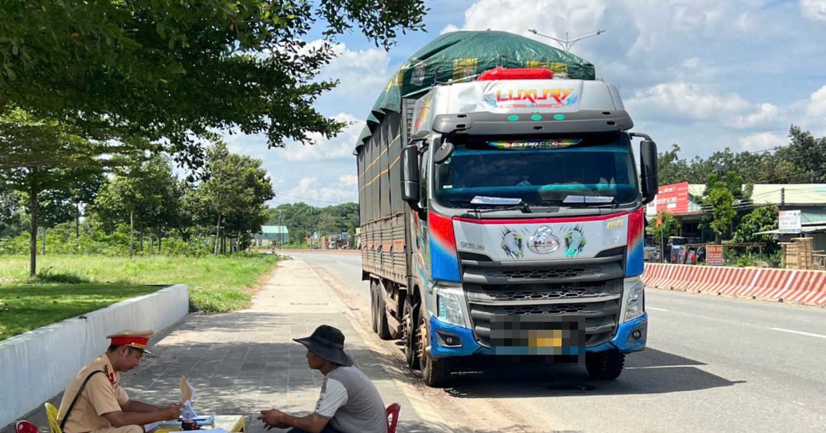 CSGT TP.HCM tăng cường xử lý nghiêm ô tô vận tải vi phạm