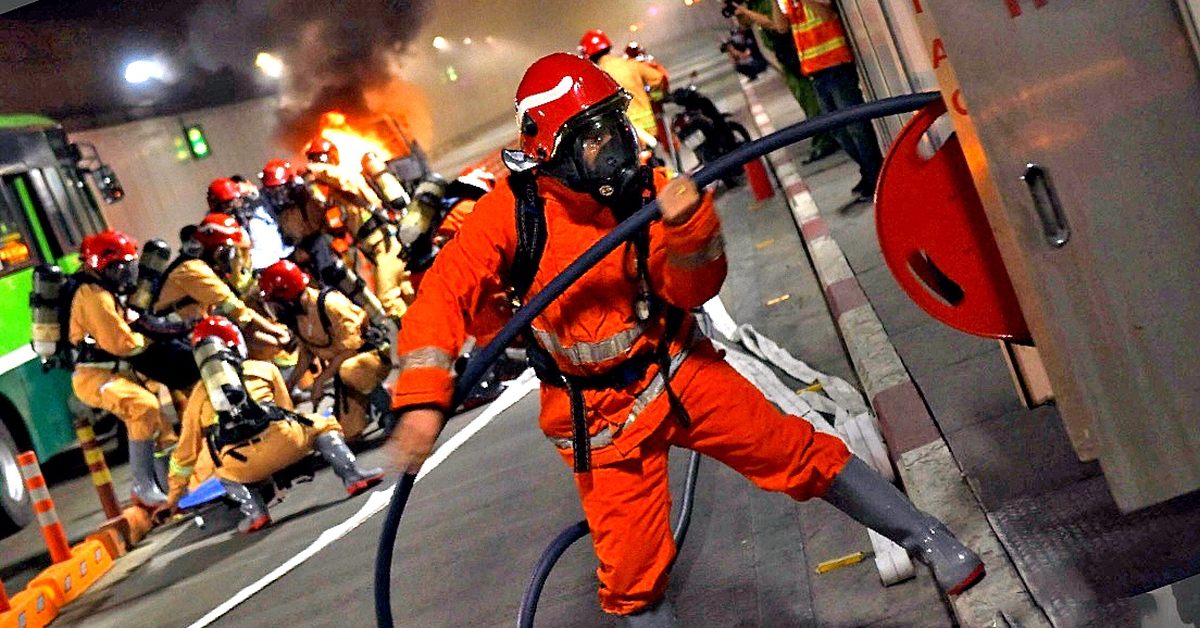 Đổi thời gian diễn tập chữa cháy, TP.HCM cấm xe qua hầm sông Sài Gòn các ngày cuối tuần