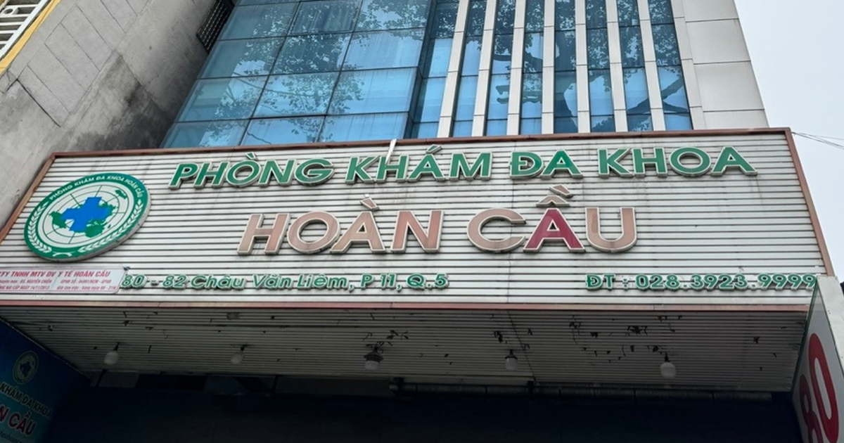 Sở Y tế TP.HCM tước phép hoạt động Phòng khám đa khoa Hoàn Cầu 3 tháng