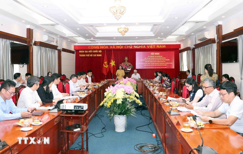 Conference scene. (Photo: Xuan Khu/VNA)