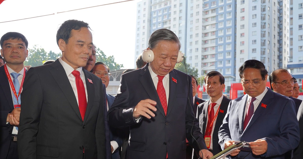 Tổng Bí thư Tô Lâm cùng lãnh đạo, nguyên lãnh đạo Đảng, Nhà nước dự Đại hội Đảng bộ TP.HCM