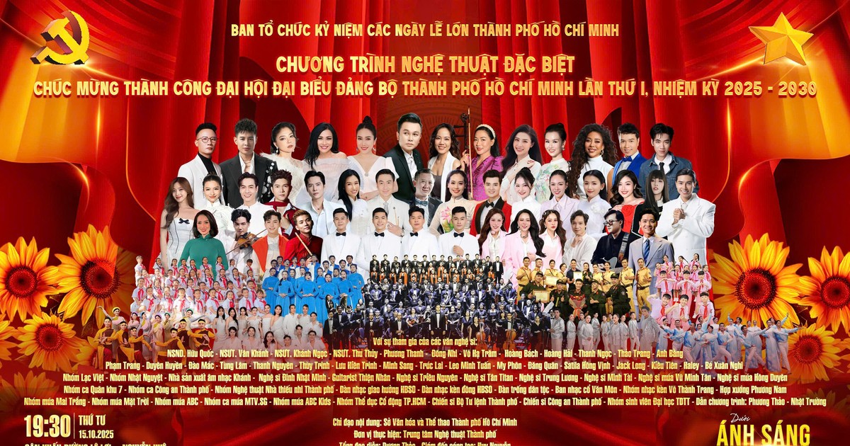 Chương trình nghệ thuật đặc biệt "Dưới ánh sáng quang vinh"