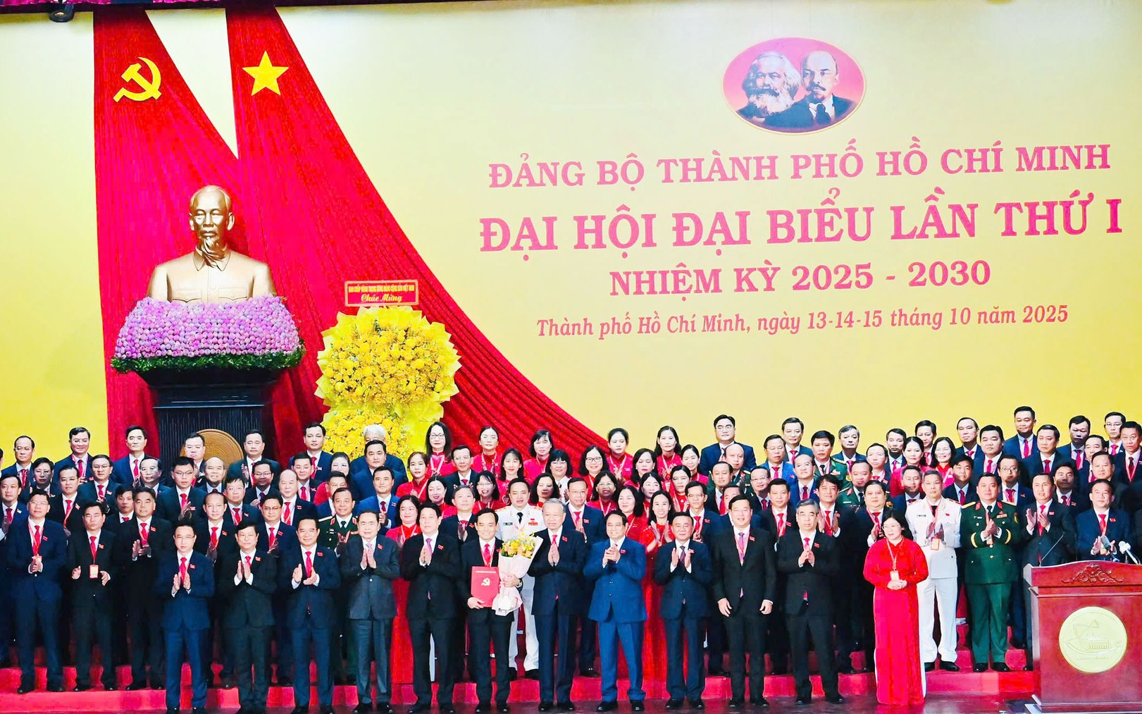 Danh sách nhân sự Ban Chấp hành Đảng bộ TPHCM nhiệm kỳ 2025-2030