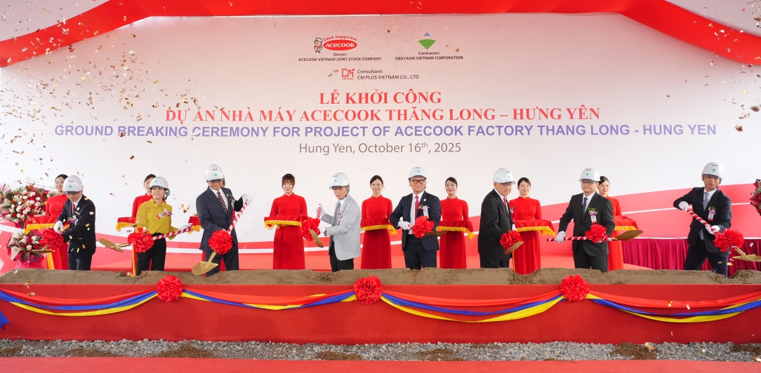 Acecook Việt Nam khởi công nhà máy Thăng Long II
