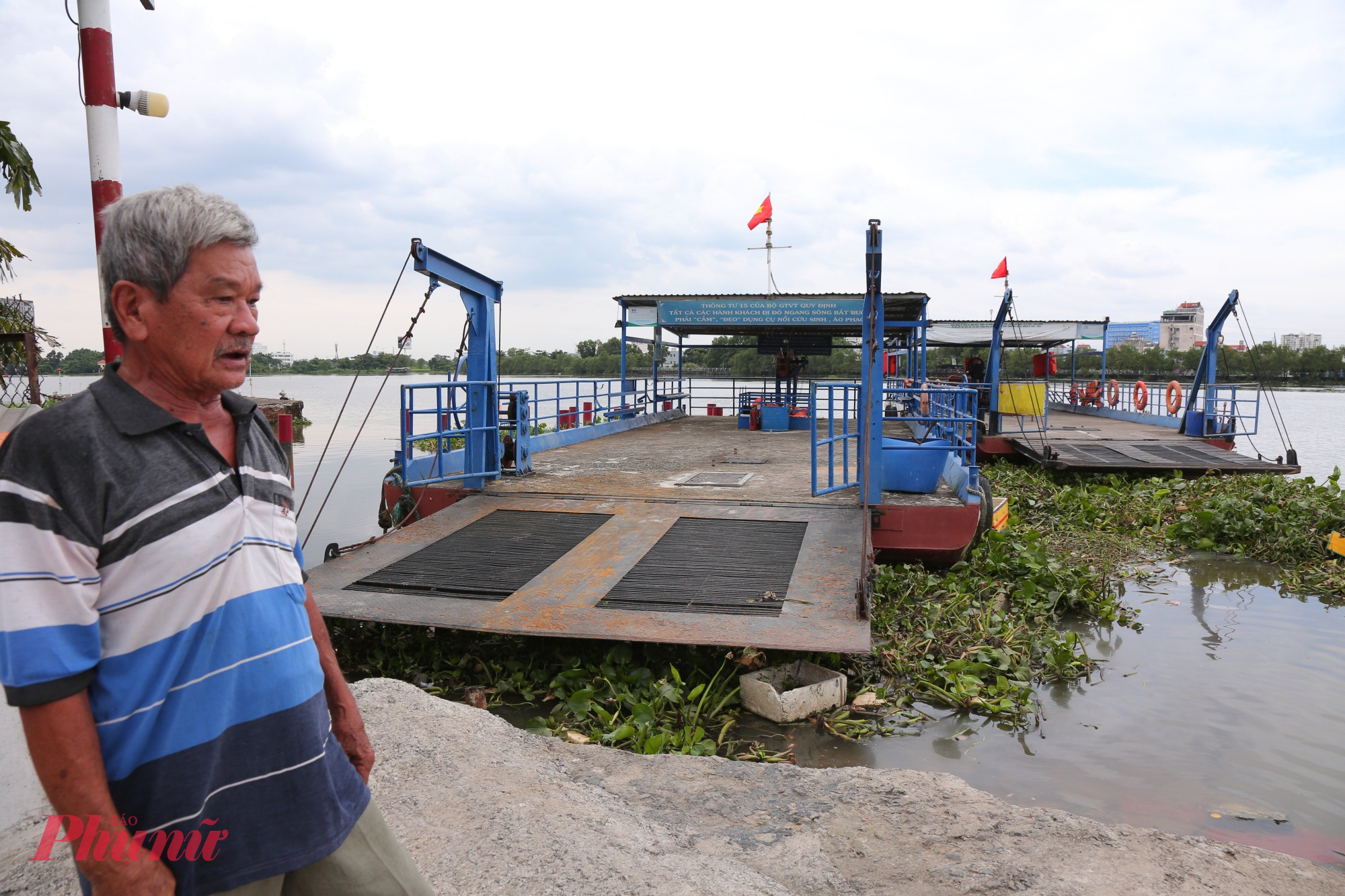 Bến đò Bình Quới thuộc phía phường Bình Quới - Ảnh: TQ