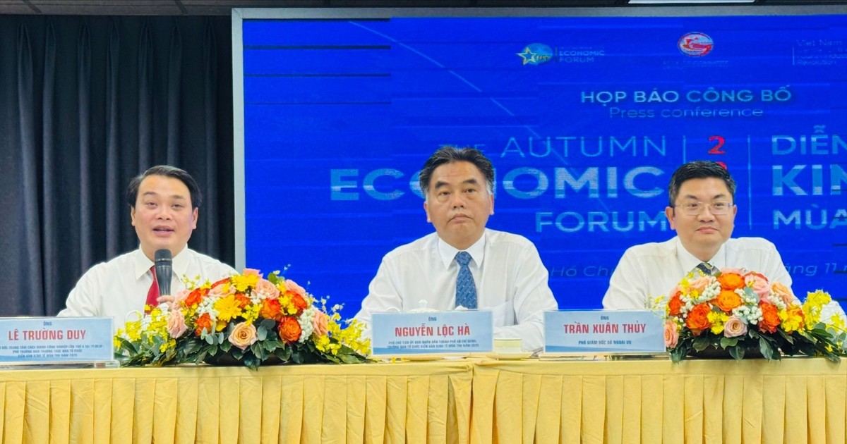 TPHCM công bố chương trình Diễn đàn Kinh tế Mùa thu 2025