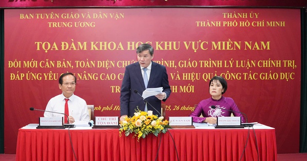 Khai mạc tọa đàm đổi mới chương trình lý luận chính trị trong tình hình mới tại TPHCM