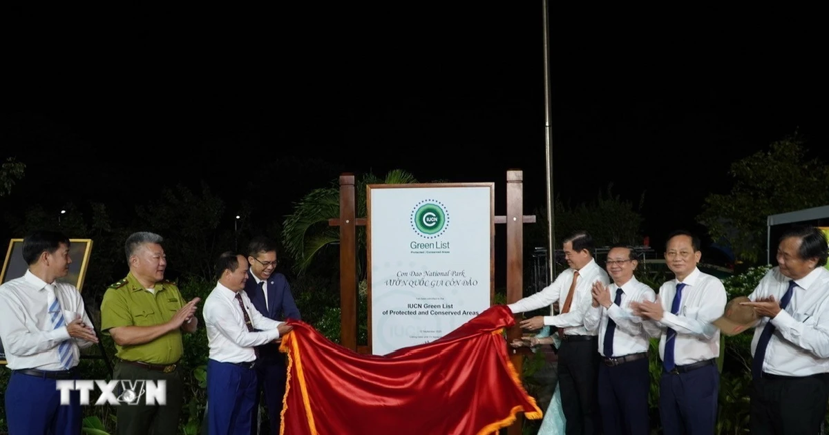 Vườn quốc gia Côn Đảo đón chứng nhận Danh lục Xanh