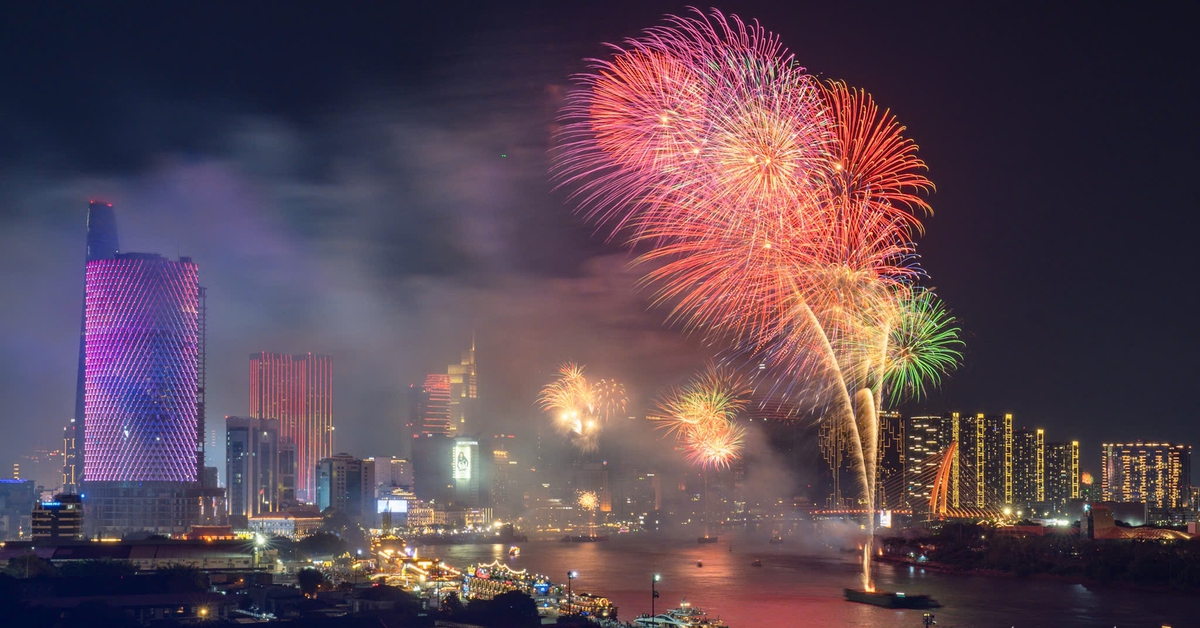 TP.HCM bắn pháo hoa tại 4 điểm dịp Tết dương lịch 2026