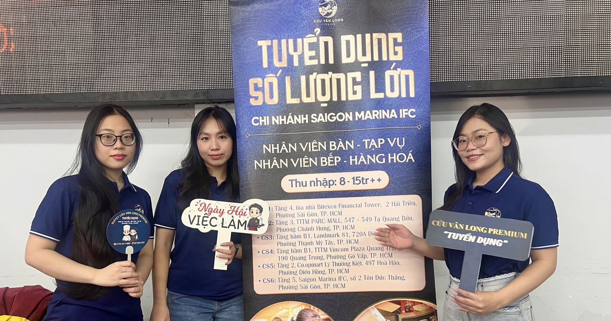 Việc làm tết 2026 ở TP.HCM, đi làm ngay với thu nhập 8 - 15 triệu đồng