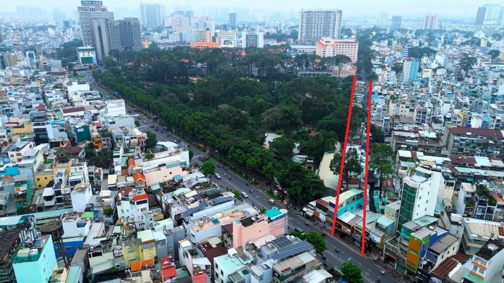 Đường Trần Bình Trọng sẽ được mở rộng, nối thông ra đường Lý Thái Tổ. Ảnh: Anh Tú